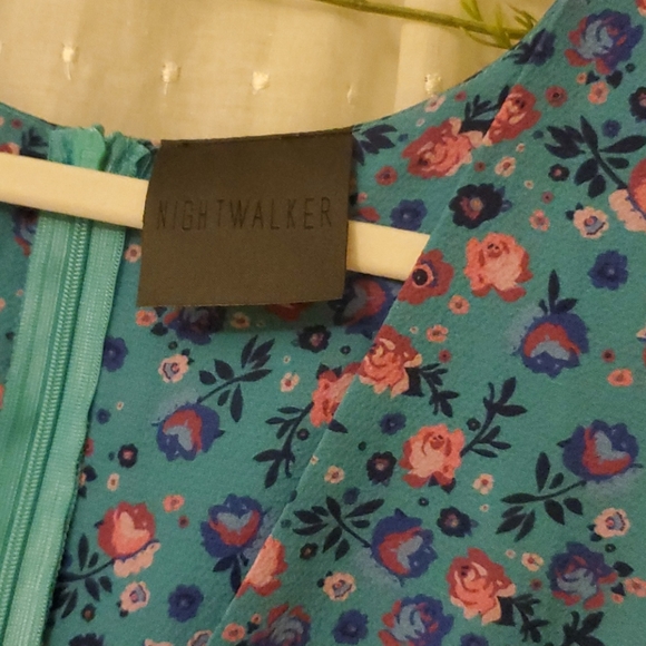 Nightwalker Tea Print Dress - Picture 3 of 4